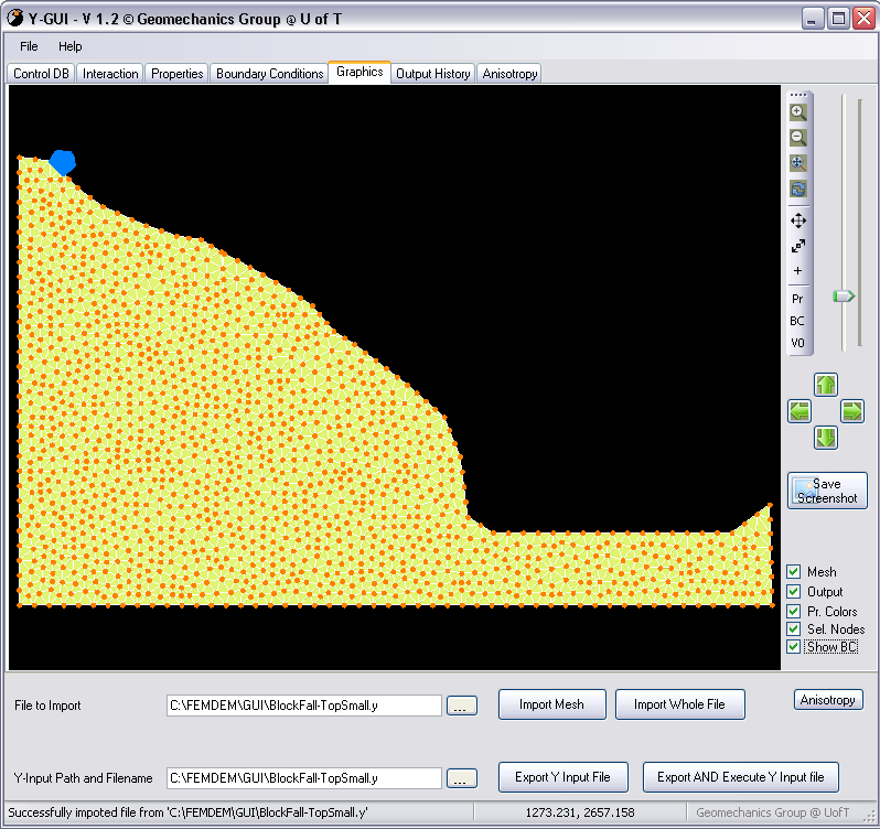 Y-GUI screenshot